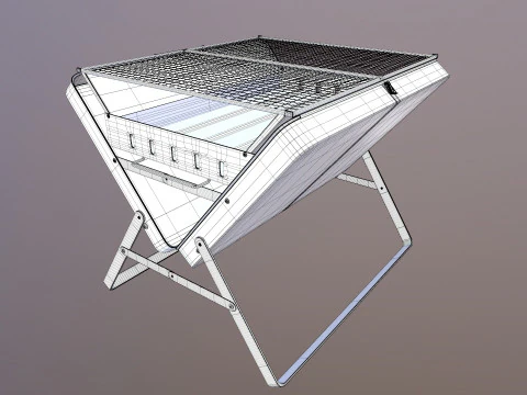 Camping BBQS Grills 3D Model
