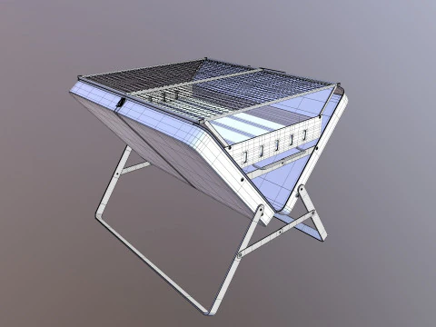 Camping BBQS Grills 3D Model