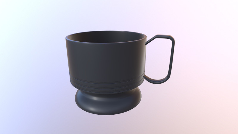 COFFEE MUG 3D Model .c4d .max .obj .3ds .fbx .stl .blend 