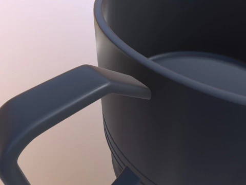 TASSE &Agrave; CAF&Eacute; Modèle 3D