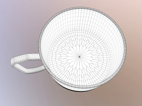 TASSE &Agrave; CAF&Eacute; Modèle 3D