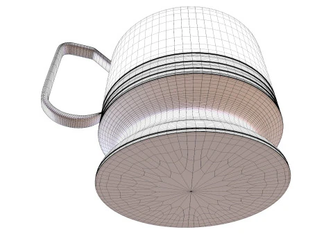 TASSE &Agrave; CAF&Eacute; Modèle 3D