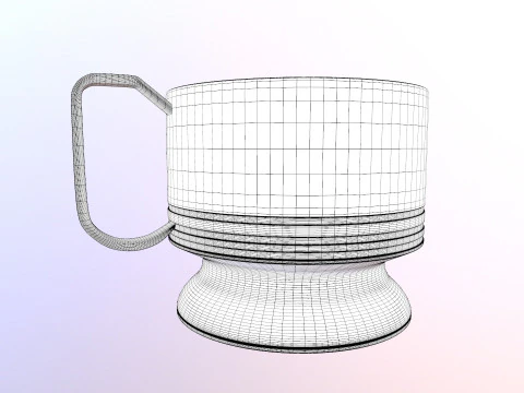 TASSE &Agrave; CAF&Eacute; Modèle 3D