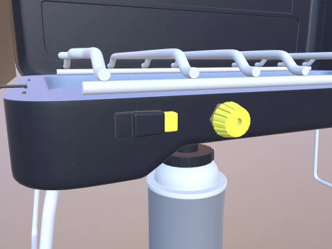 Petromax Gas Table Double Burner 3D Model