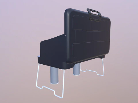 Petromax Gas Table Double Burner 3D Model