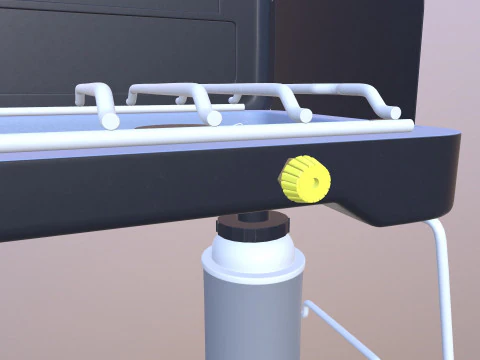 Petromax Gas Table Double Burner 3D Model