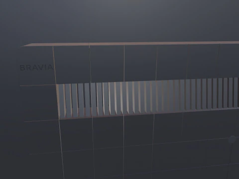 SONY LED 3D Model