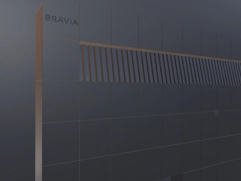 SONY LED 3D Model