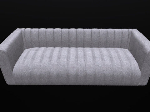 Divano in velluto Modello 3D