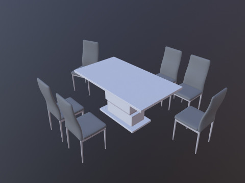 Yemek masası 3D Model