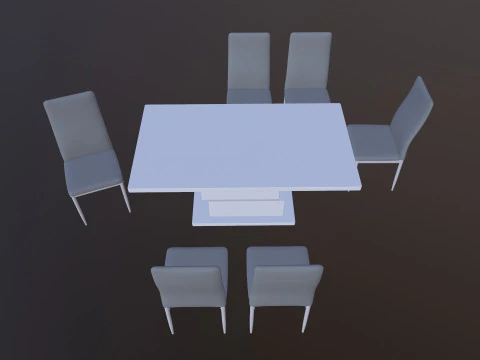 Dining Table 3D Model