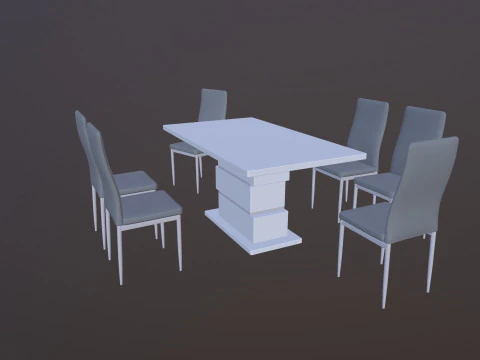 Dining Table 3D Model