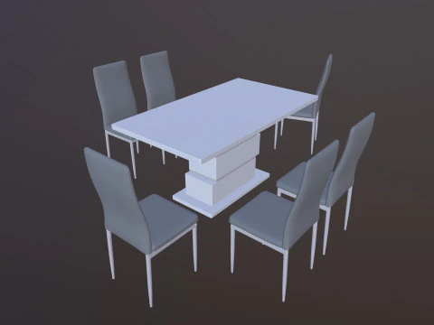 Dining Table 3D Model
