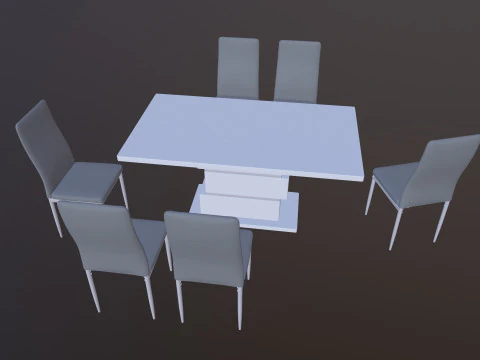 Dining Table 3D Model