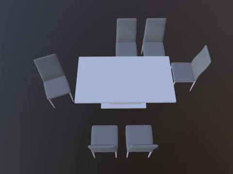 Dining Table 3D Model