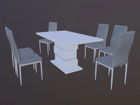 Dining Table 3D Model