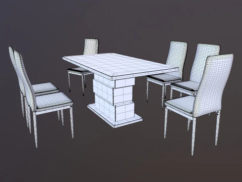 Dining Table 3D Model