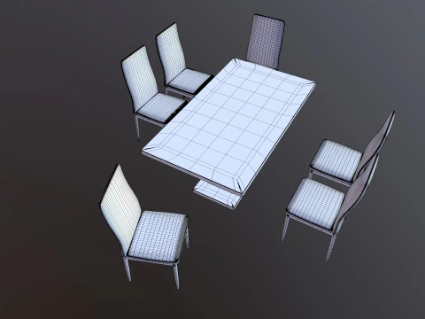Dining Table 3D Model