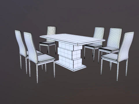 Dining Table 3D Model