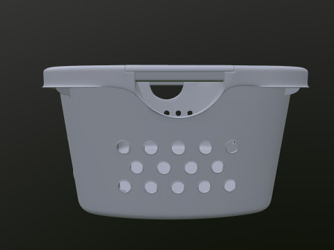 Laundry Basket 3D Model