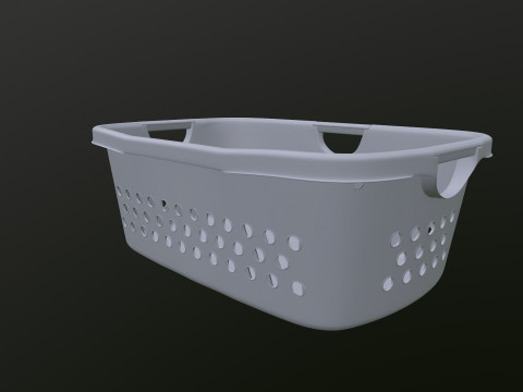 Laundry Basket 3D Model