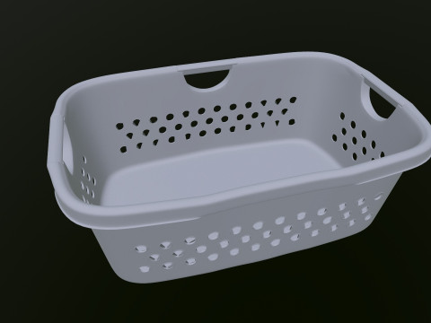 Laundry Basket 3D Model