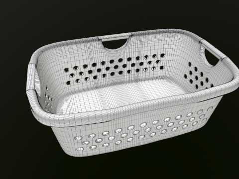 Laundry Basket 3D Model