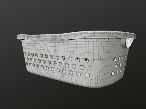 Laundry Basket 3D Model
