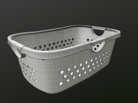 Laundry Basket 3D Model