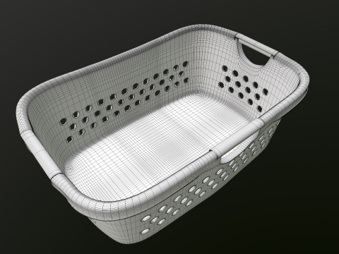 Laundry Basket 3D Model