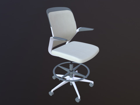 Kursi Kantor Empuk Model 3D