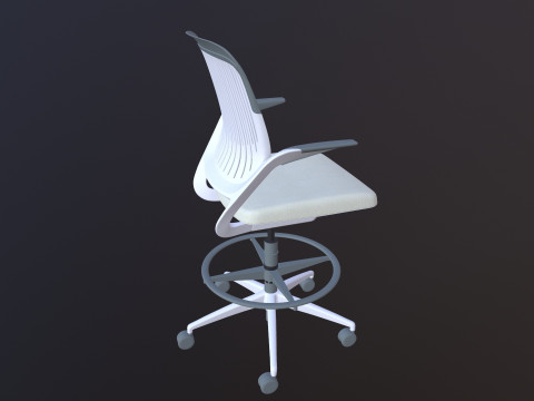 Kursi Kantor Empuk Model 3D