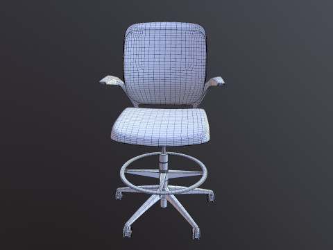 Kursi Kantor Empuk Model 3D