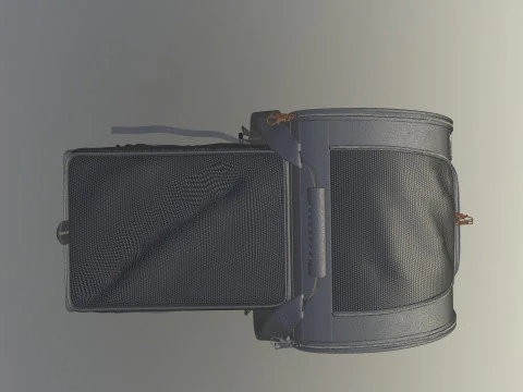 Pet Carrier Backpack 3D Model