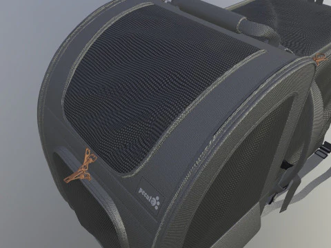 Pet Carrier Backpack 3D Model