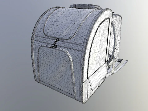 Pet Carrier Backpack 3D Model
