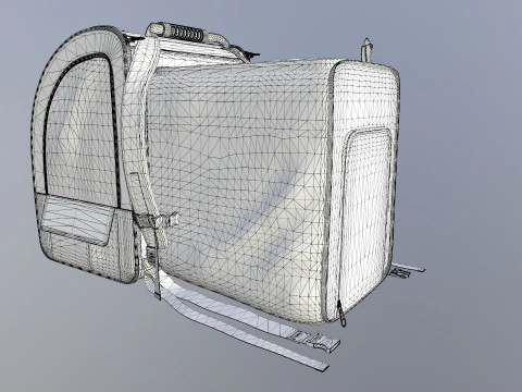 Pet Carrier Backpack 3D Model