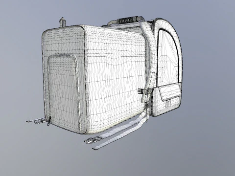 Pet Carrier Backpack 3D Model