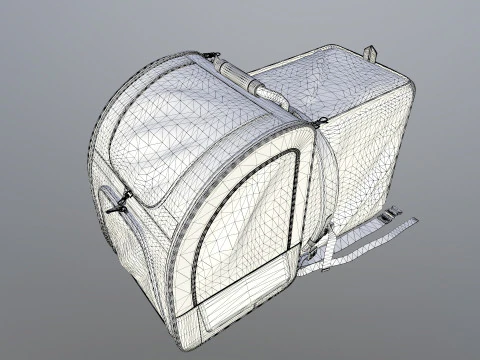 Pet Carrier Backpack 3D Model