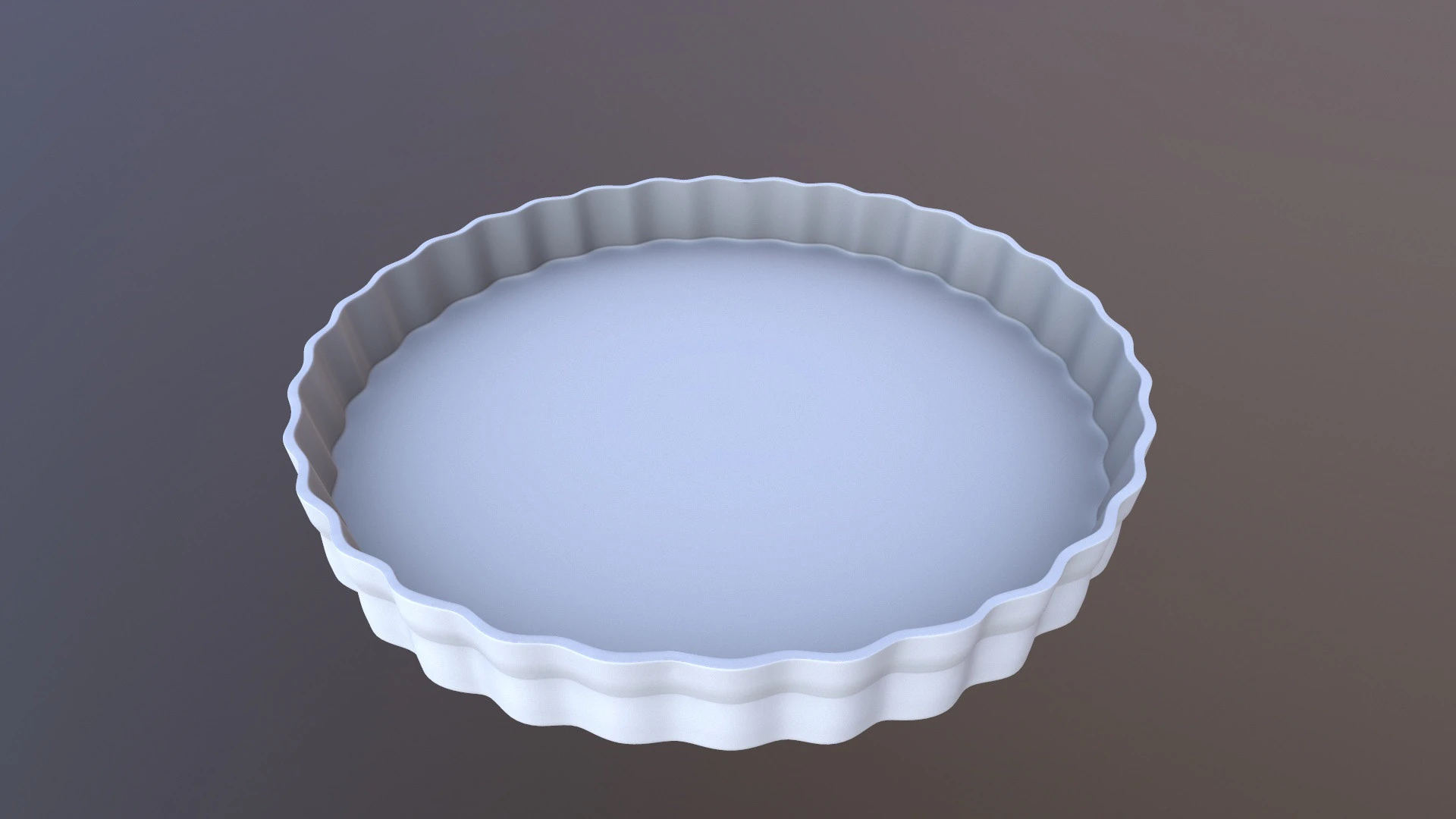 Pie Pan 3D Model .c4d .max .obj .3ds .fbx .stl .blend 