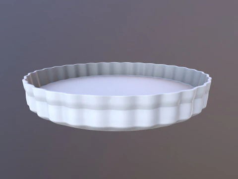 Pie Pan 3D Model