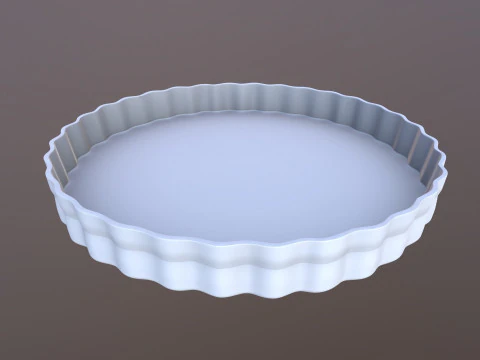 Pie Pan 3D Model
