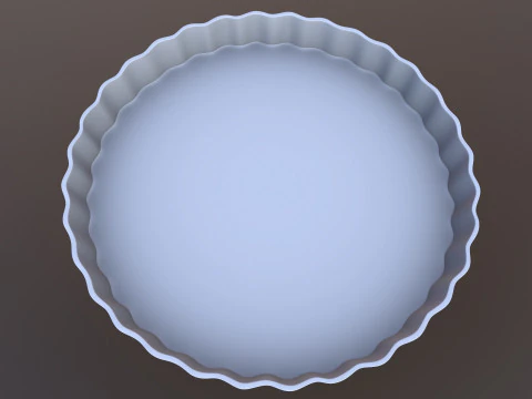 Pie Pan 3D Model