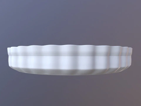 Pie Pan 3D Model