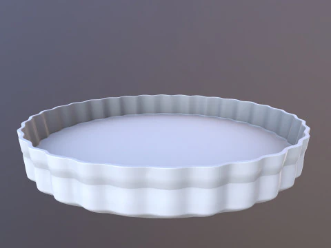 Pie Pan 3D Model