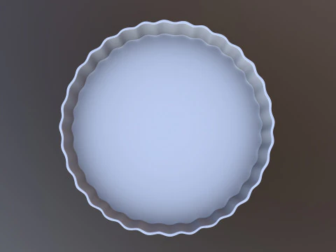 Pie Pan 3D Model
