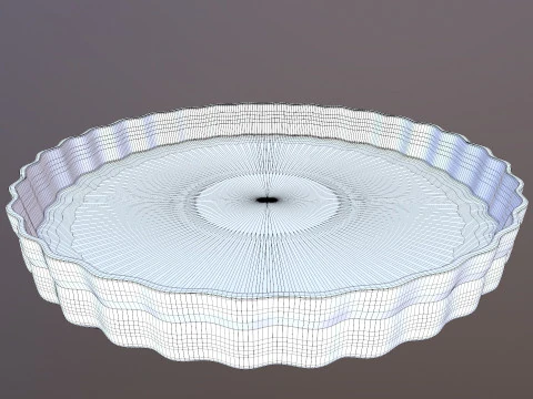 Pie Pan 3D Model