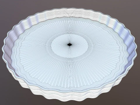 Pie Pan 3D Model
