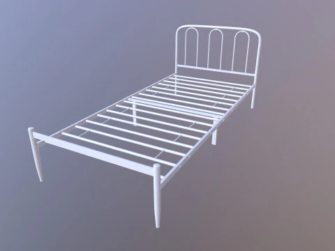 Cama de pris&atilde;o Modelo 3D