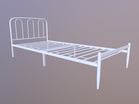 Тюремне ліжко 3D Модель